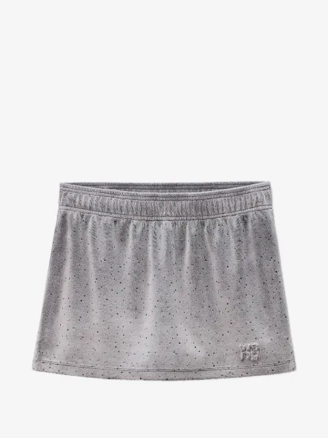 Alexander Wang skorts con detalles de cristal