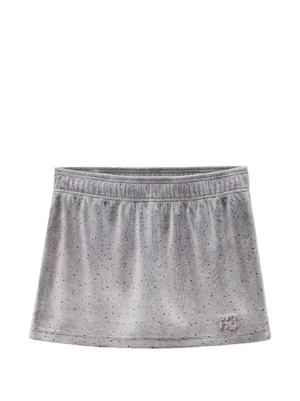 Alexander Wang ミッドライズ ミニスコート | グレー | FARFETCH JP