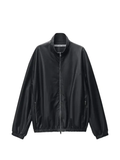 Alexander Wang zip-up leather bomber jacket