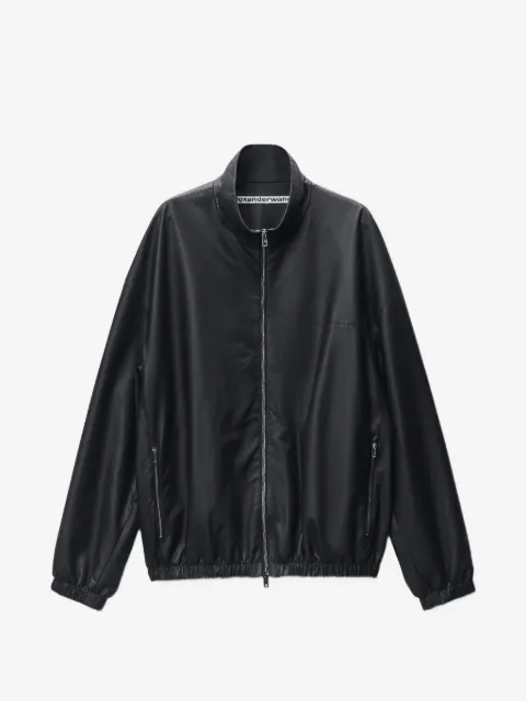 Alexander Wang zip-up leather bomber jacket