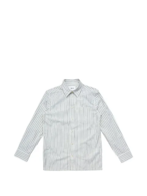 NN07 striped patch-pocket shirt
