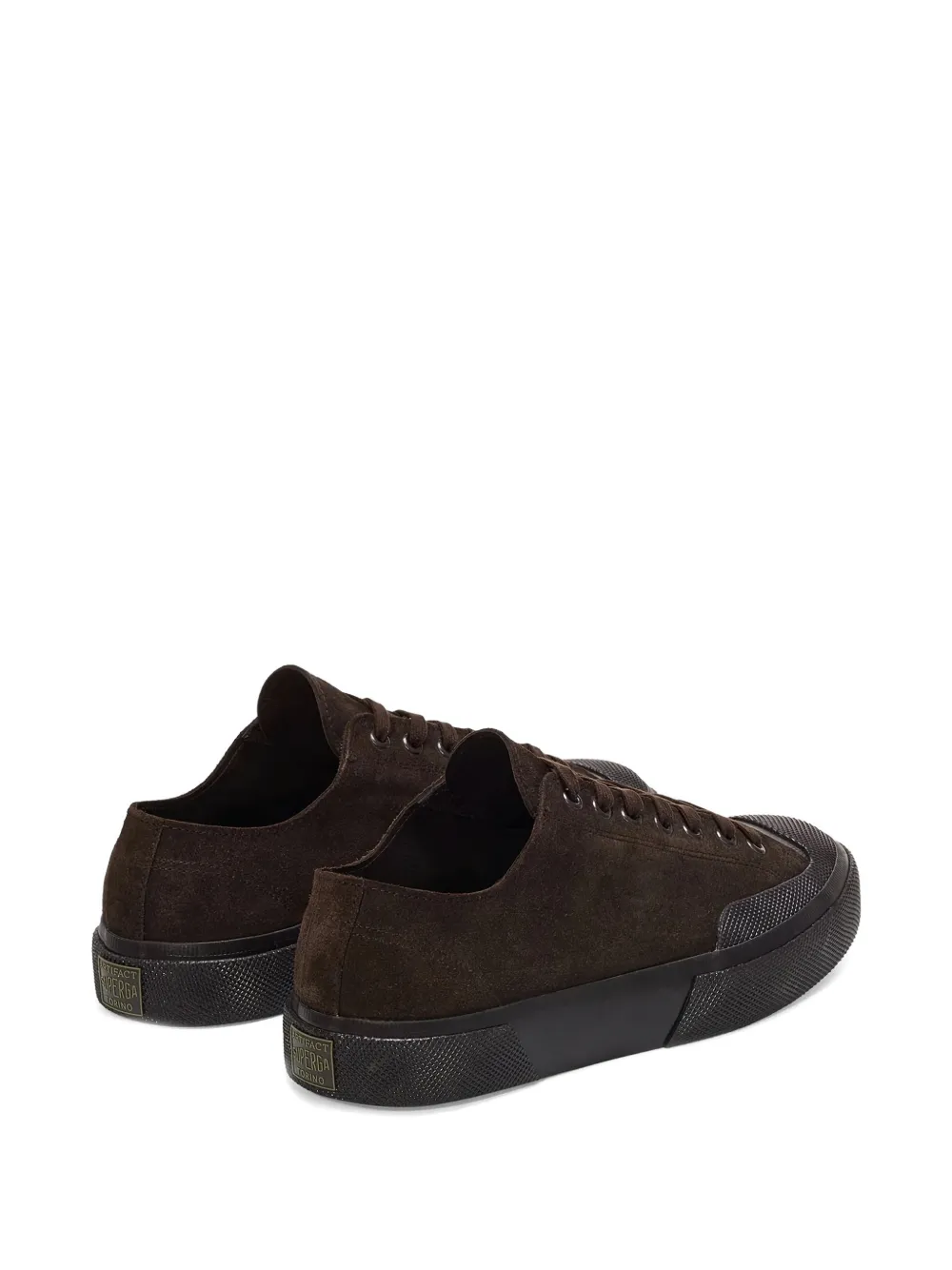 Superga 2432 Works Flesh Out suède low-top sneakers Bruin