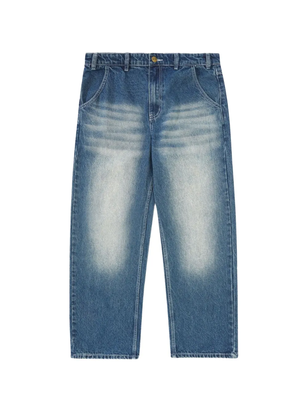 BUTTER GOODS Jeans con logo ricamato - Blu