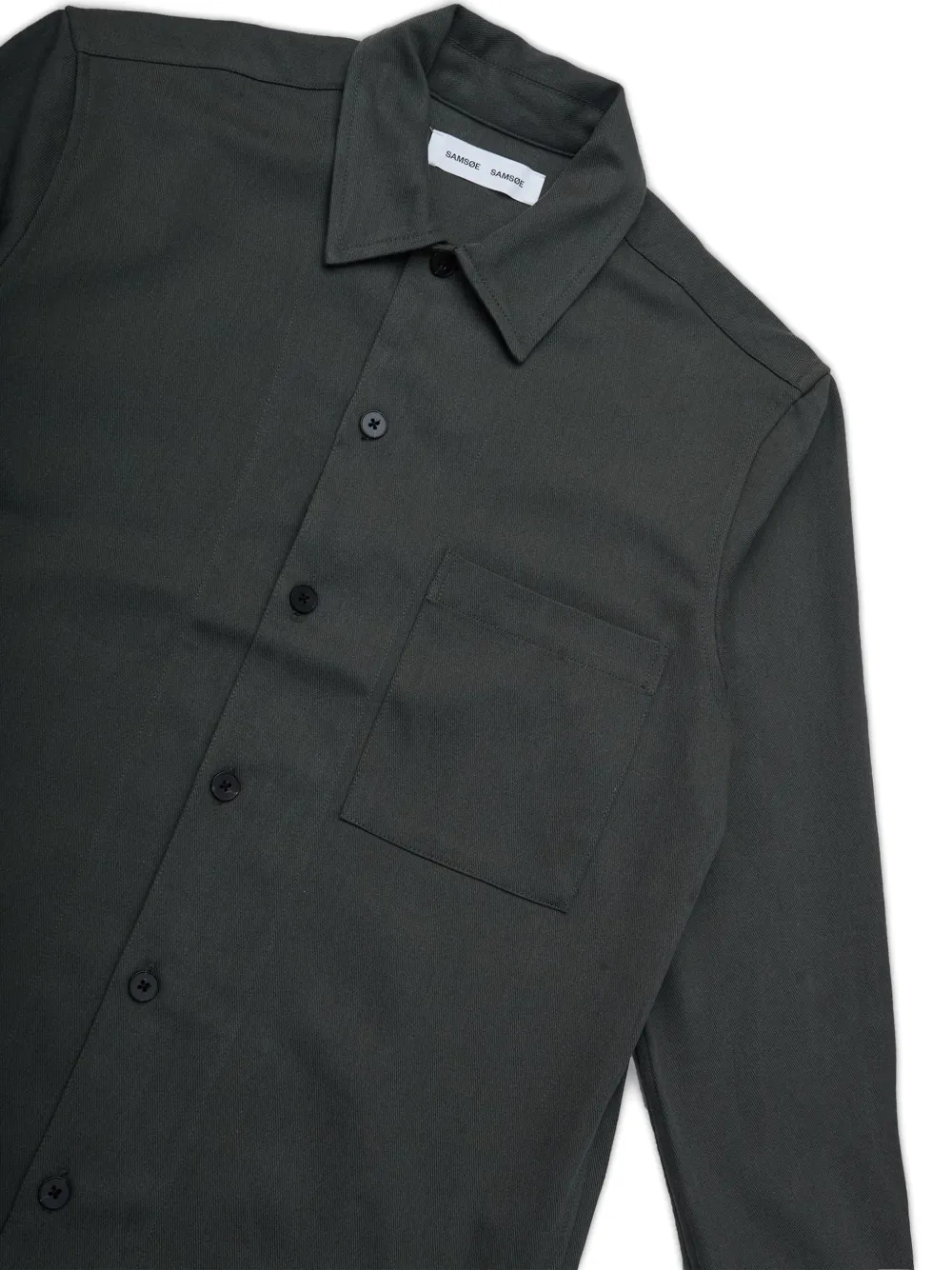  Samsoe Samsoe Sadamon Button-down Shirt - Green 