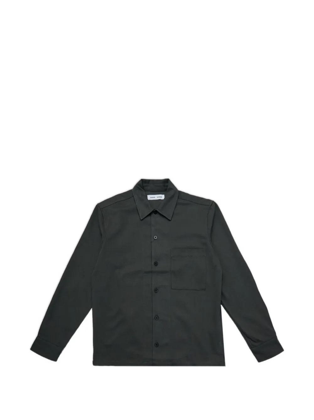 Samsoe & Samsoe Sadamon Button-down Shirt In Green