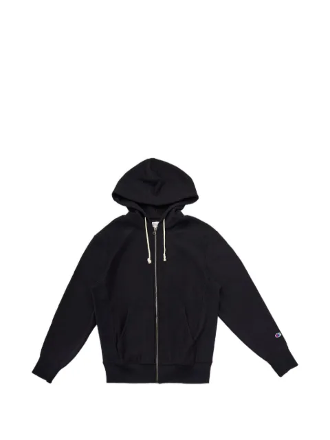 Champion logo-sleeve full-zip hoodie