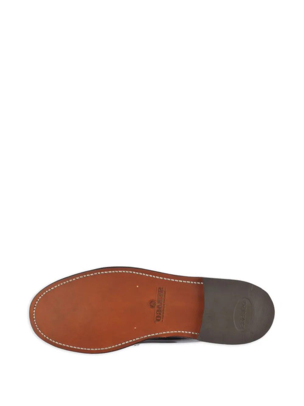 Sebago Loafers met klassiek stiksel Rood