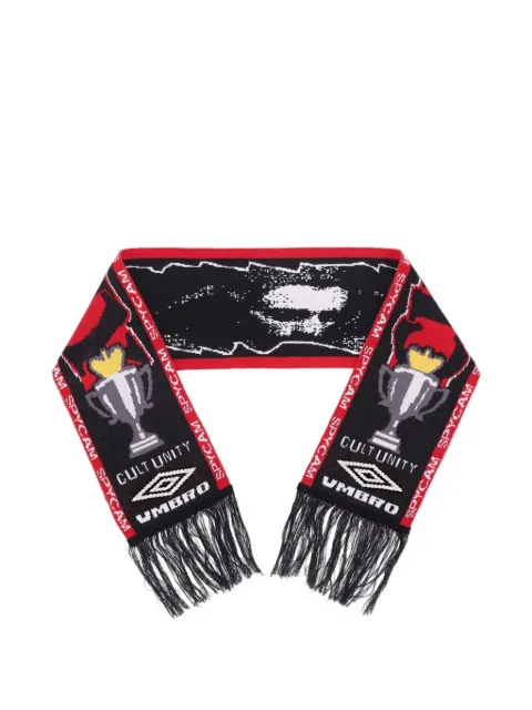 UMBRO graphic-embroidered scarf