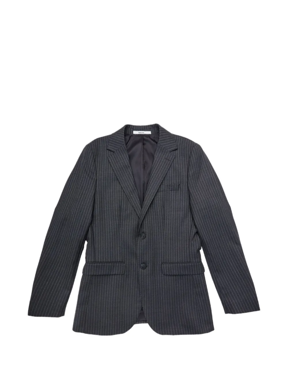 SELECTED Blazer doppiopetto gessato - Grigio