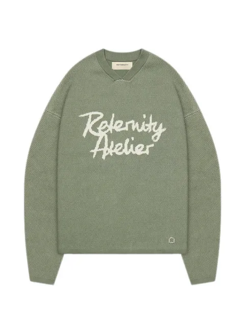 RETERNITY logo-detail sweater