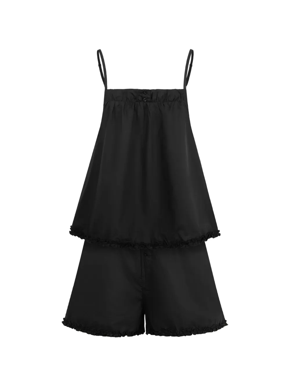 Deiji Studios black shorts set (set of two) - Nero