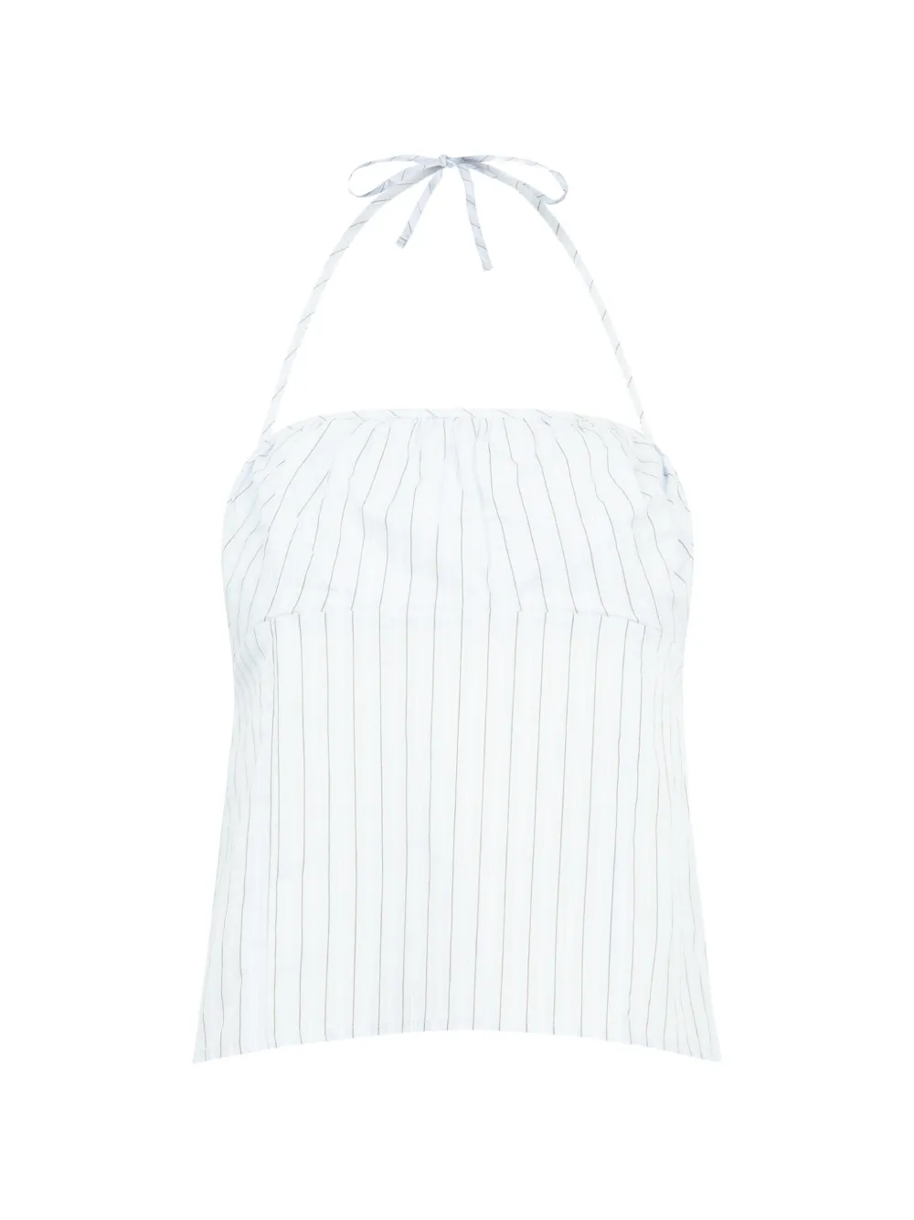 Deiji Studios striped-pattern top - Bianco