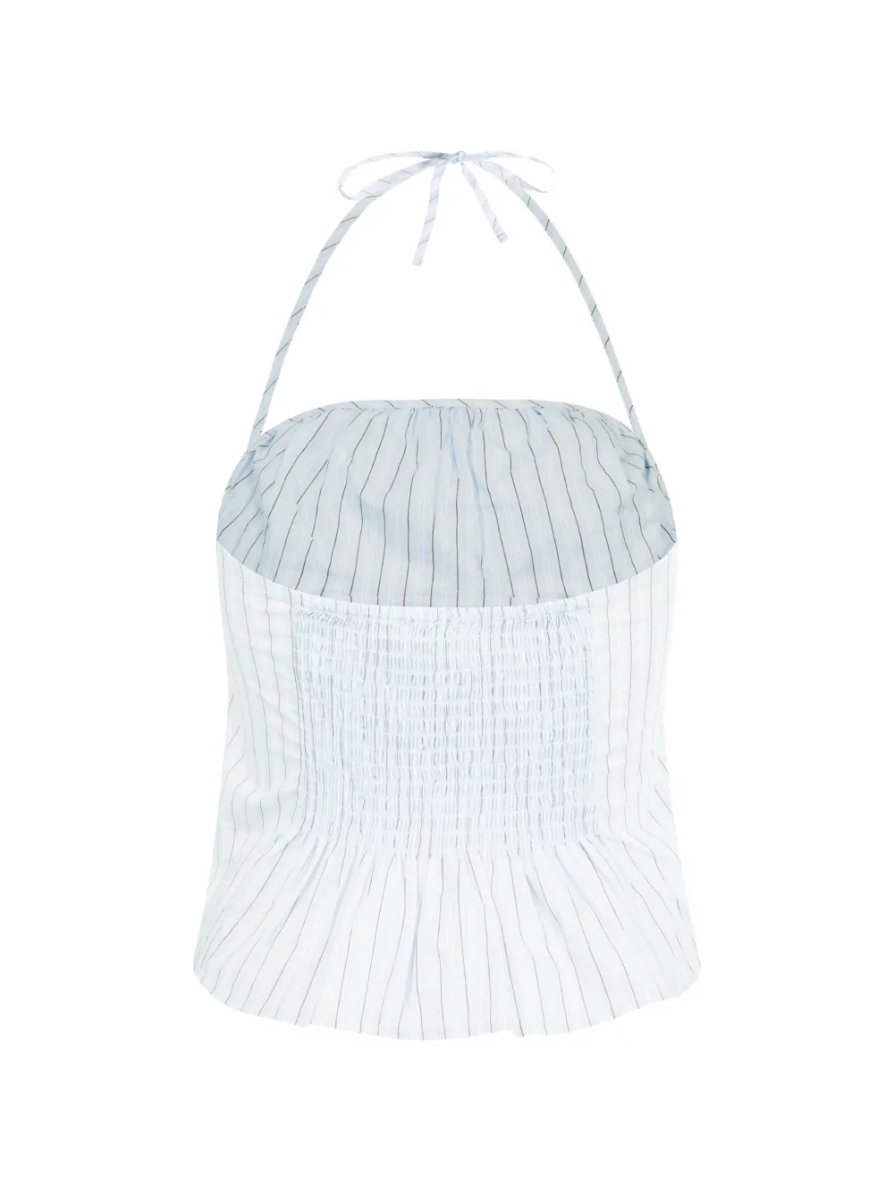  Deiji Studios Striped-pattern Top - White 