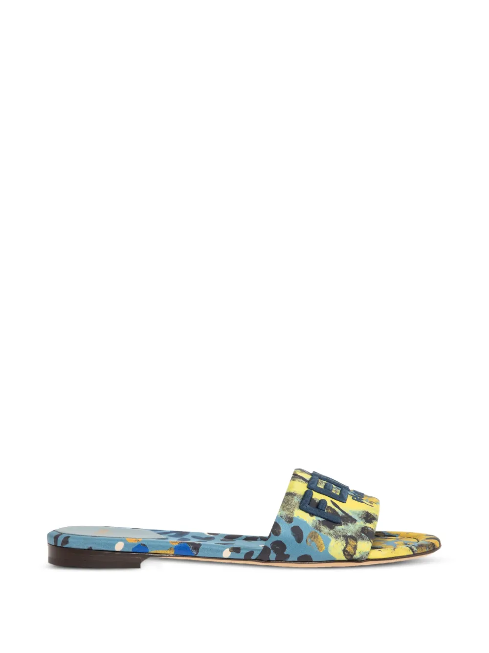 FENDI Sunshine sandalen met logo Blauw