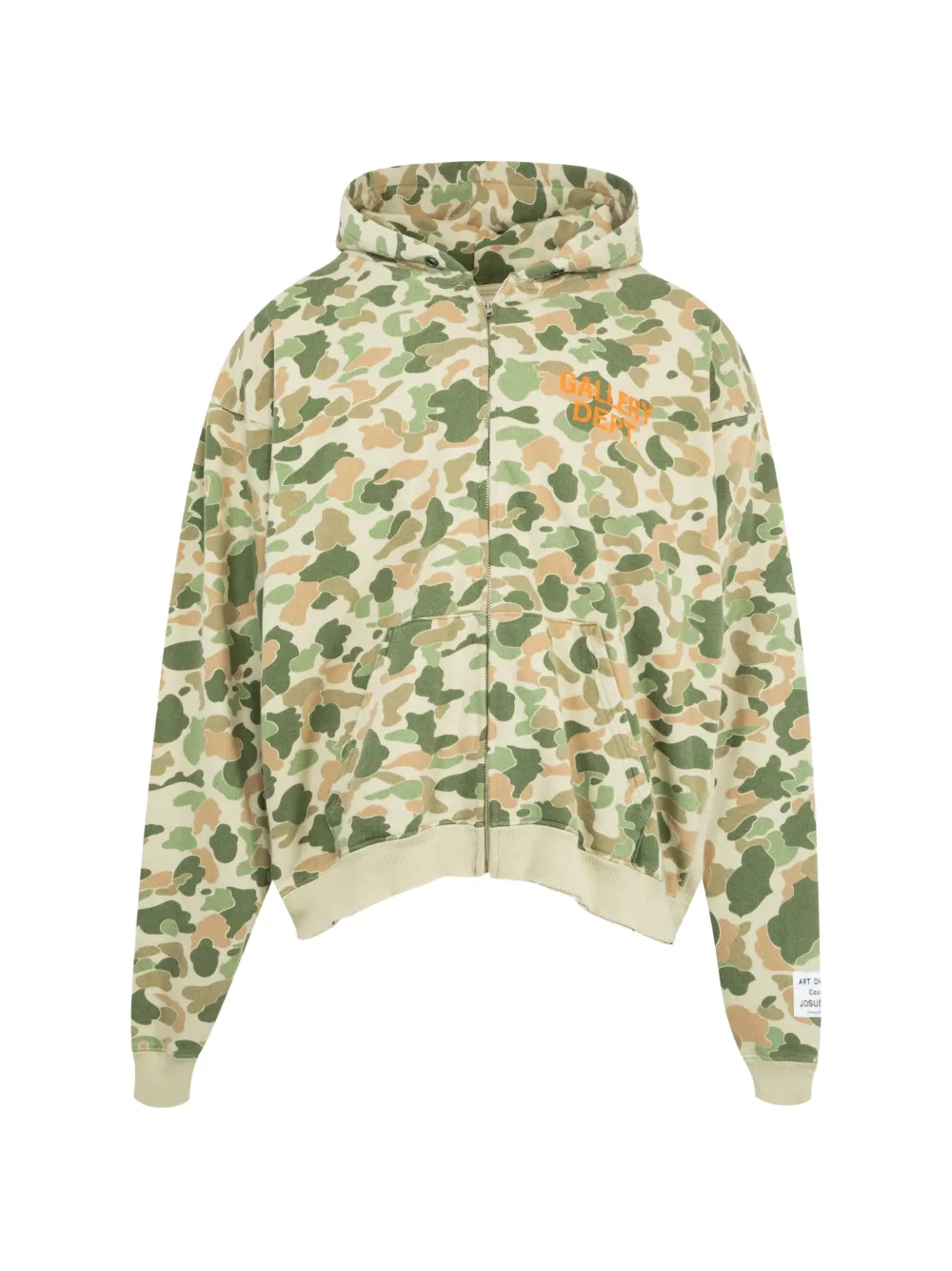 GALLERY DEPT. zip-up hoodie - Verde