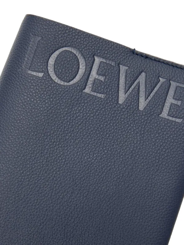 LOEWE Embossed Leather Notebook | Blue | FARFETCH