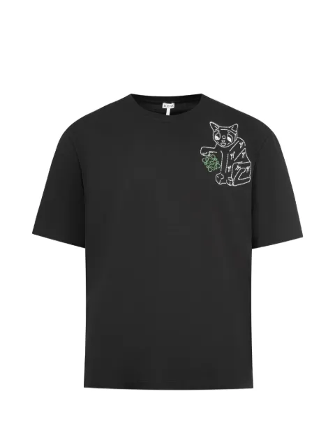 LOEWE loose fit graphic T-shirt