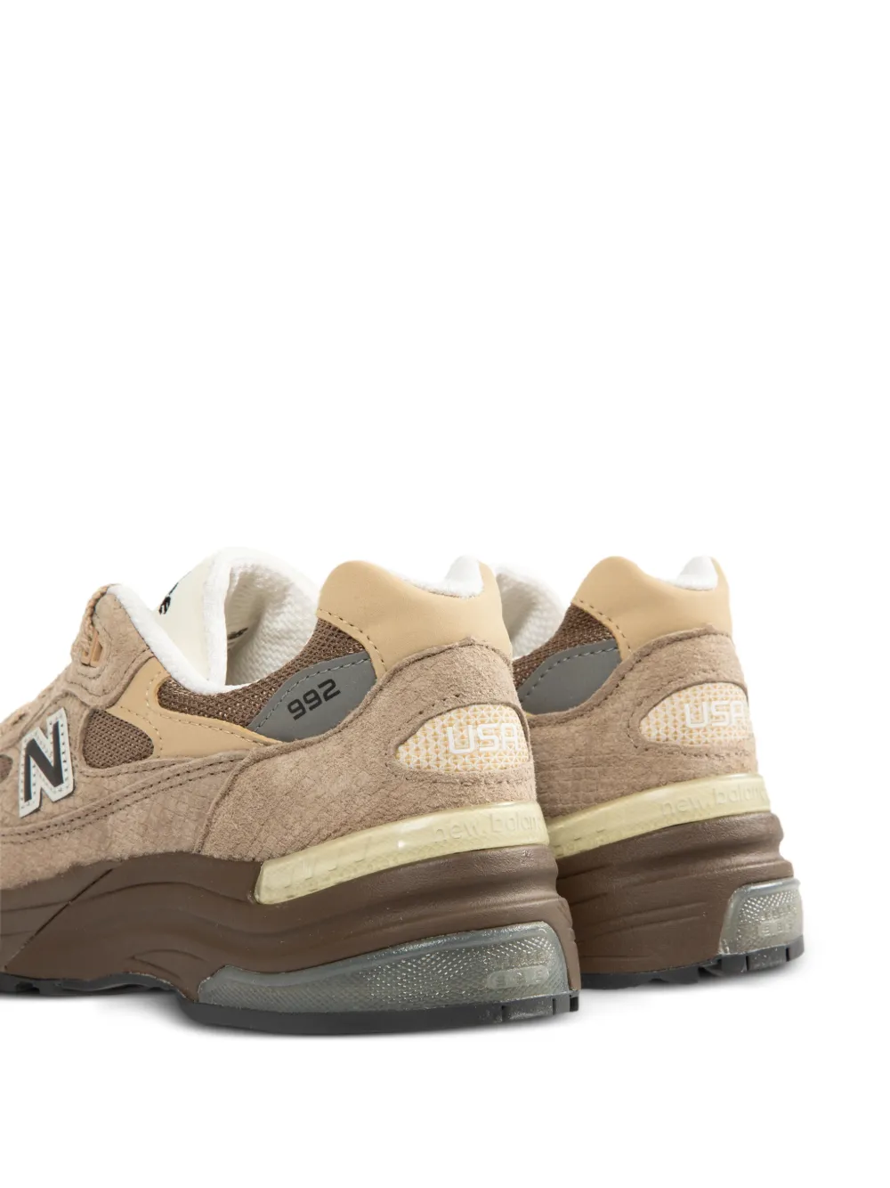 New Balance 992 logo-detail sneakers Beige