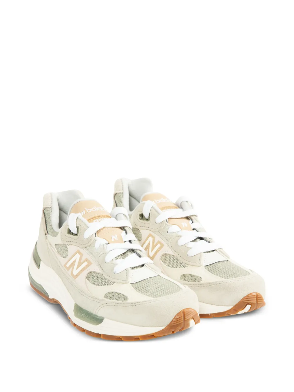 New Balance 992 sneakers met logodetail Beige