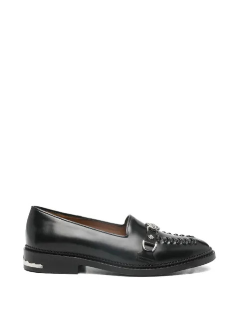 Toga Virilis braided-detail leather loafers