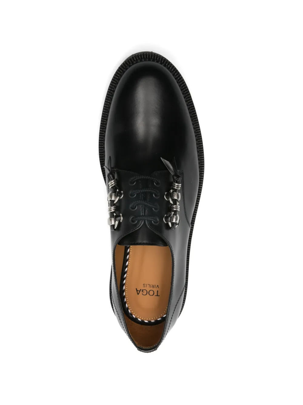 Toga Virilis lace-up derby shoes Zwart