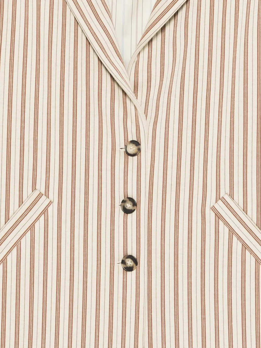  Antonio Marras Striped-pattern Blazer - Neutrals 