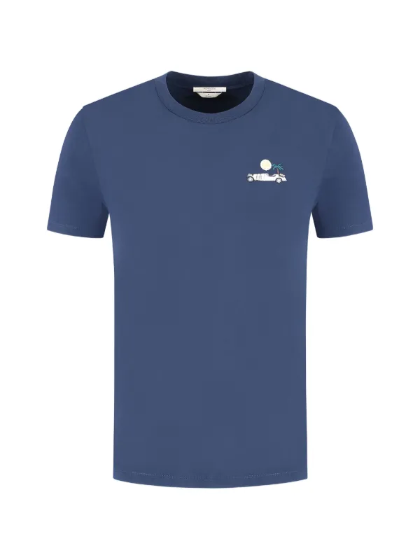 Jacob Cohën Car-print T-shirt in Blue