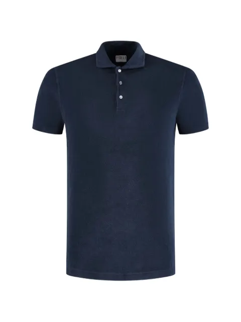 Fedeli polo boutonné à poche poitrine