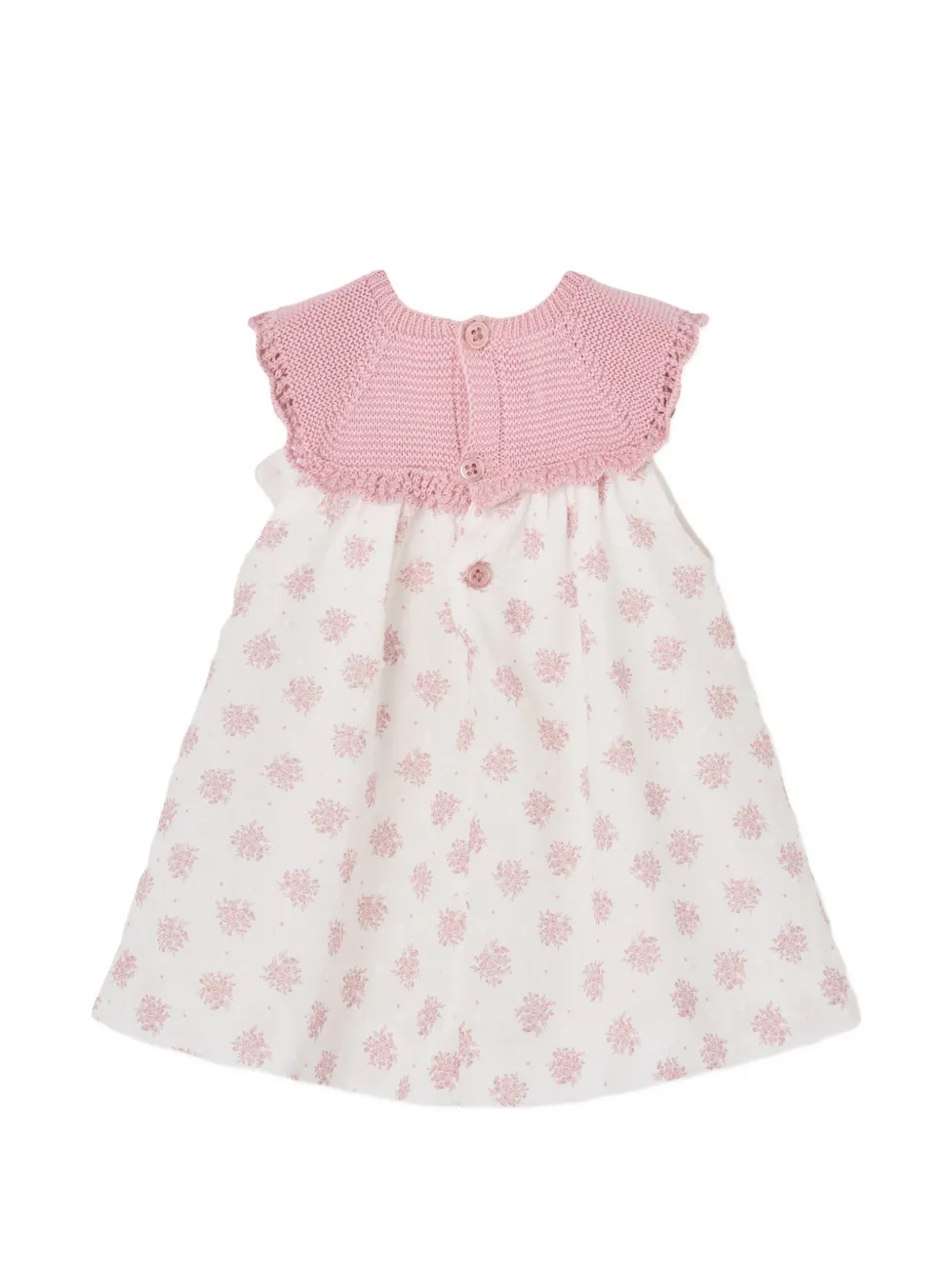 Paz Rodriguez Jurk met bloemenprint en strikdetail Roze