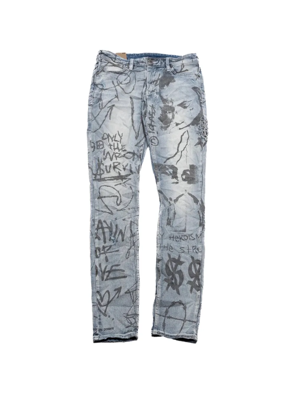 Ksubi x Trippie Redd Van Winkle Jeans Devils - Blu