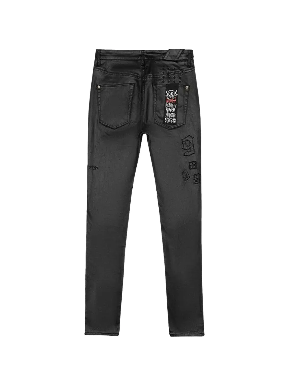 Ksubi x Juice WRLD 999 gewaxte skinny jeans Zwart