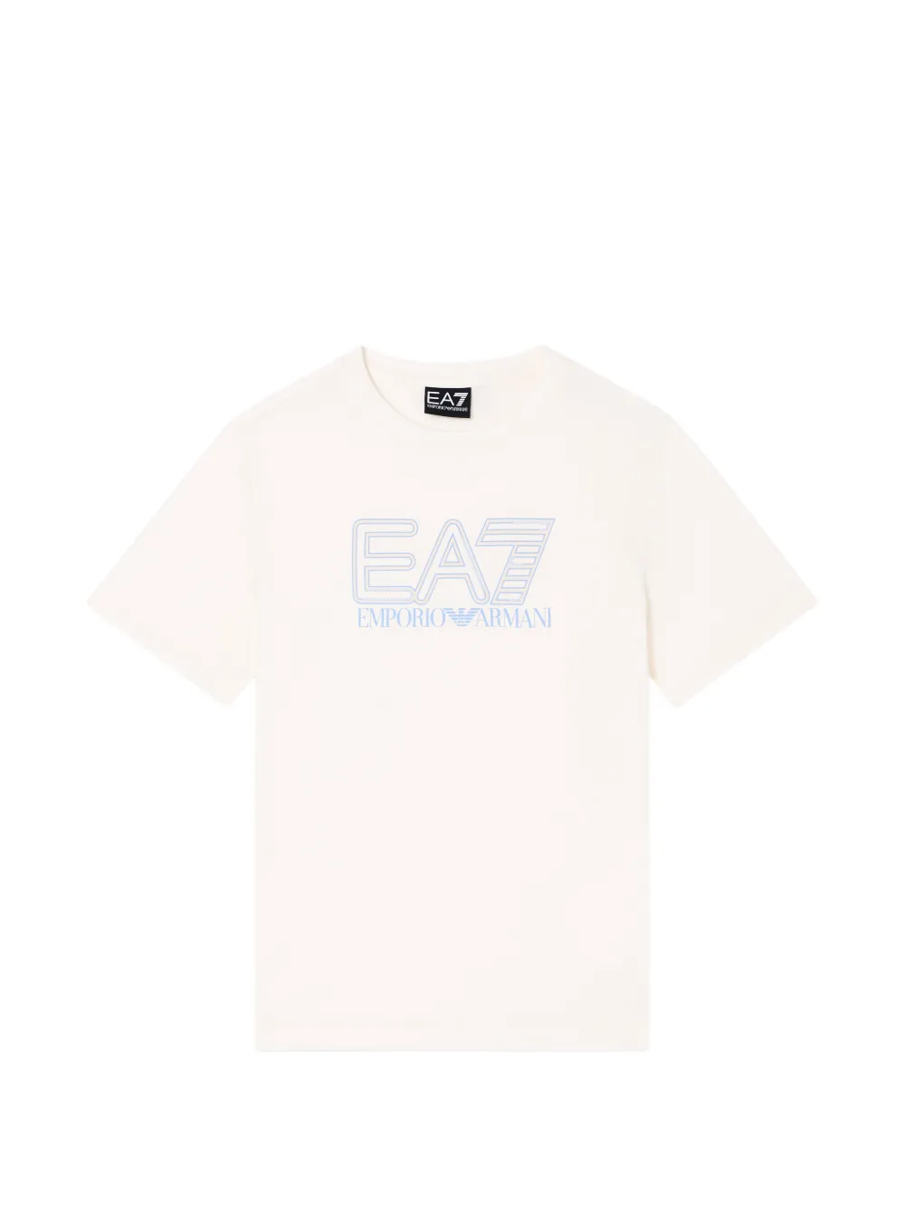 Emporio Armani Kids logo-detail T-shirt - Toni neutri