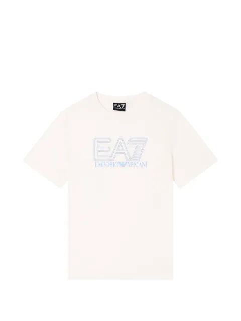 Emporio Armani Kids playera con detalle del logo