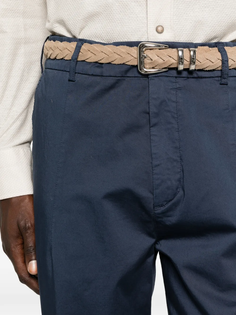 Eleventy Broek met knopen Blauw