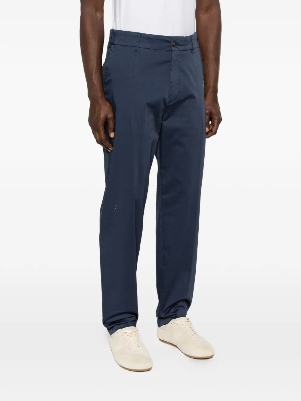  Eleventy Button Trousers - Blue 
