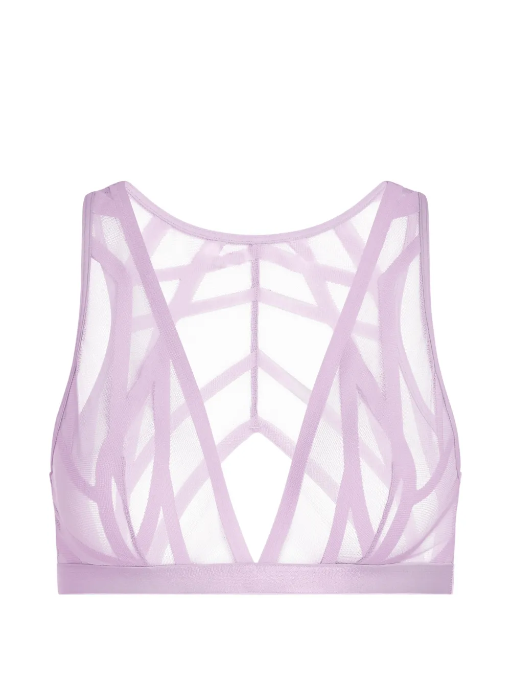 Marlies Dekkers Bralette con motivo geometrico - Viola
