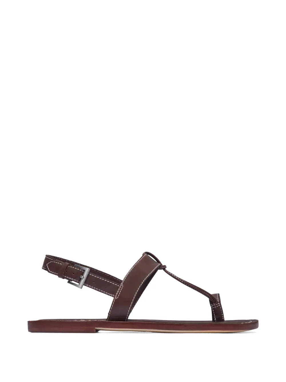 Bernardo Maverick leren sandalen Bruin