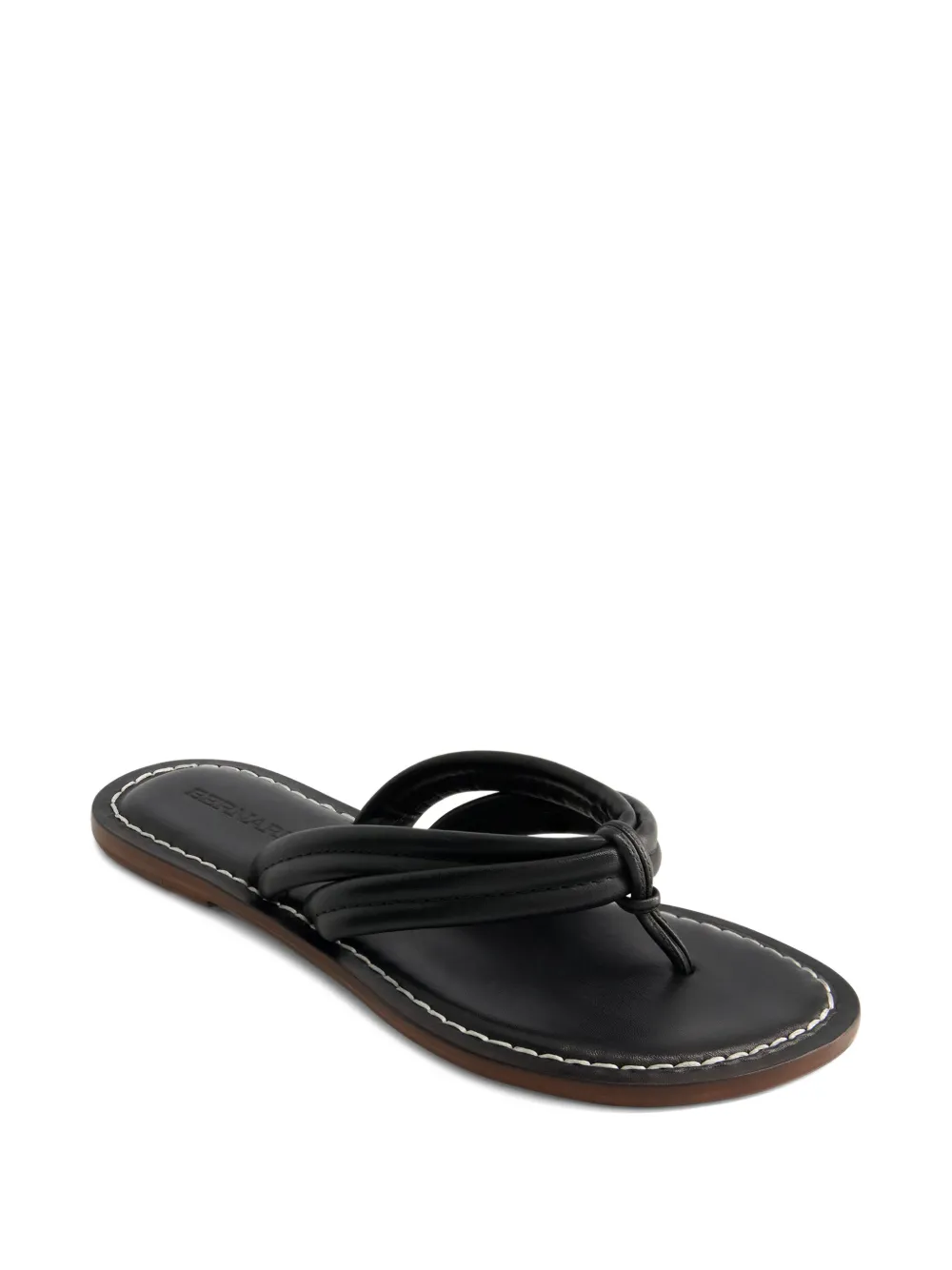 Bernardo Miami leren sandalen Zwart