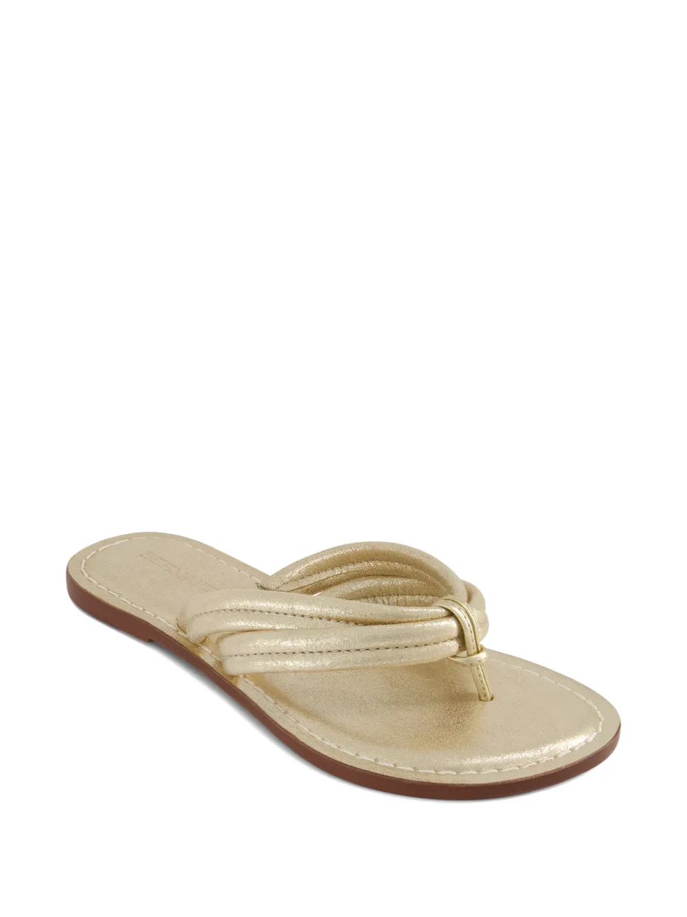 Bernardo Miami leren sandalen Goud