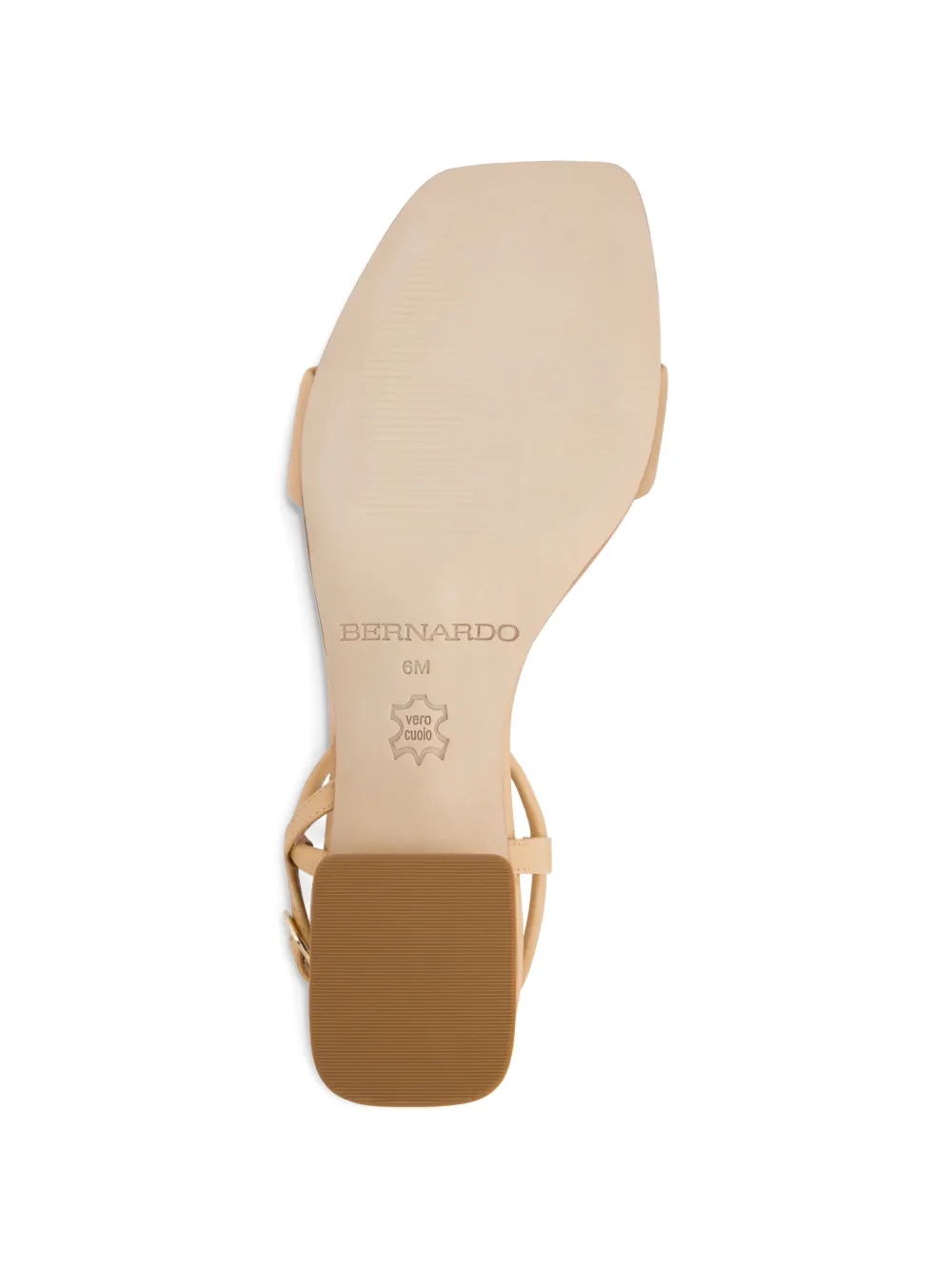 Bernardo Josei sandalen met vierkante neus Beige
