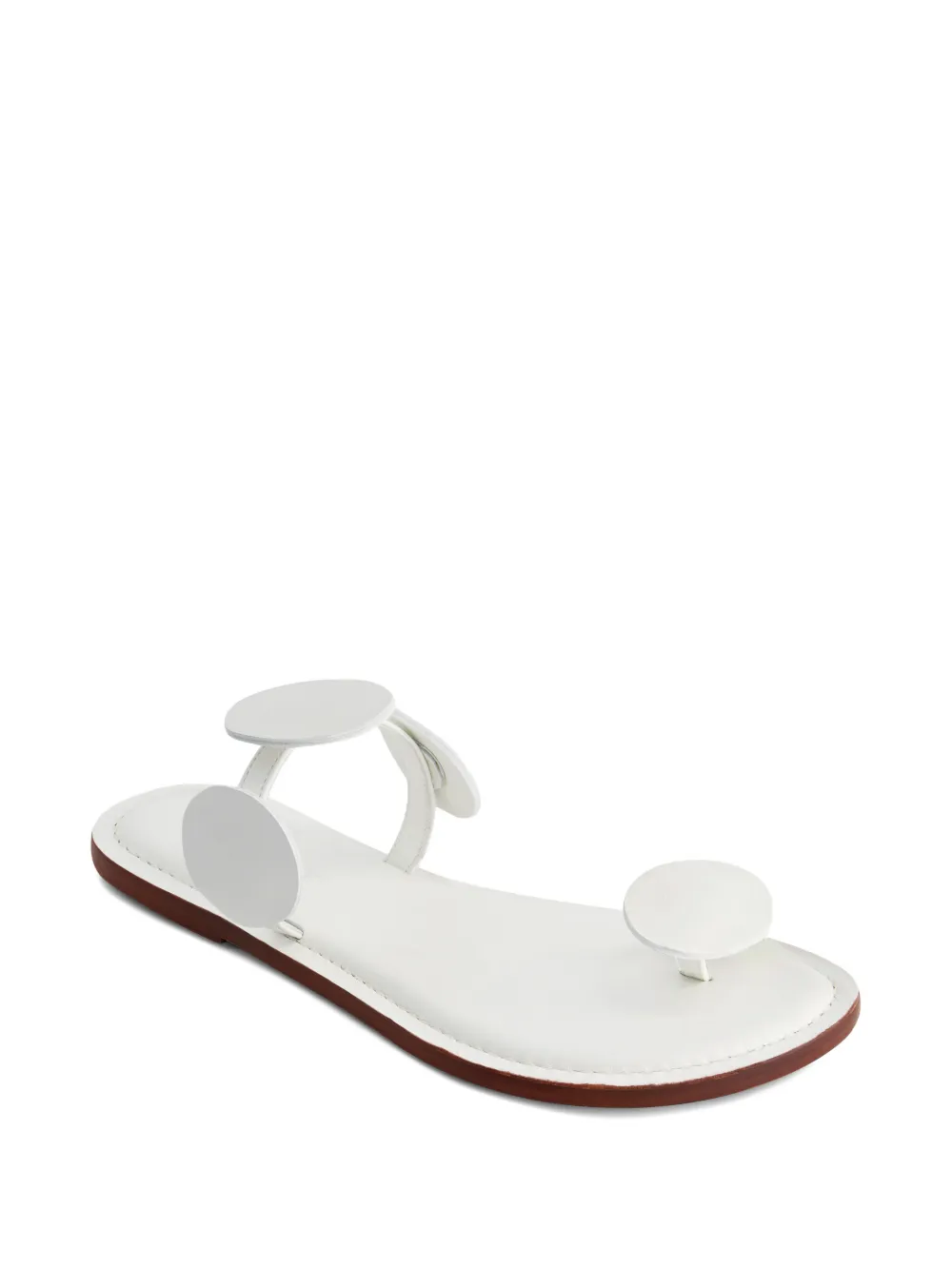New Moon Ring-Detail Sandals
