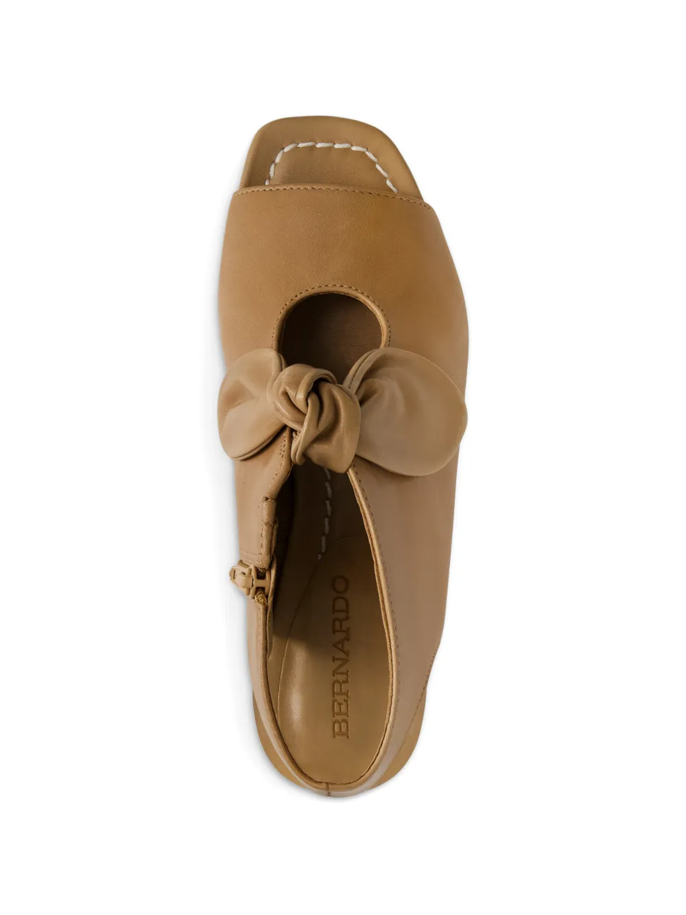 Bernardo Lizzie sandalen met geknoopt detail Beige
