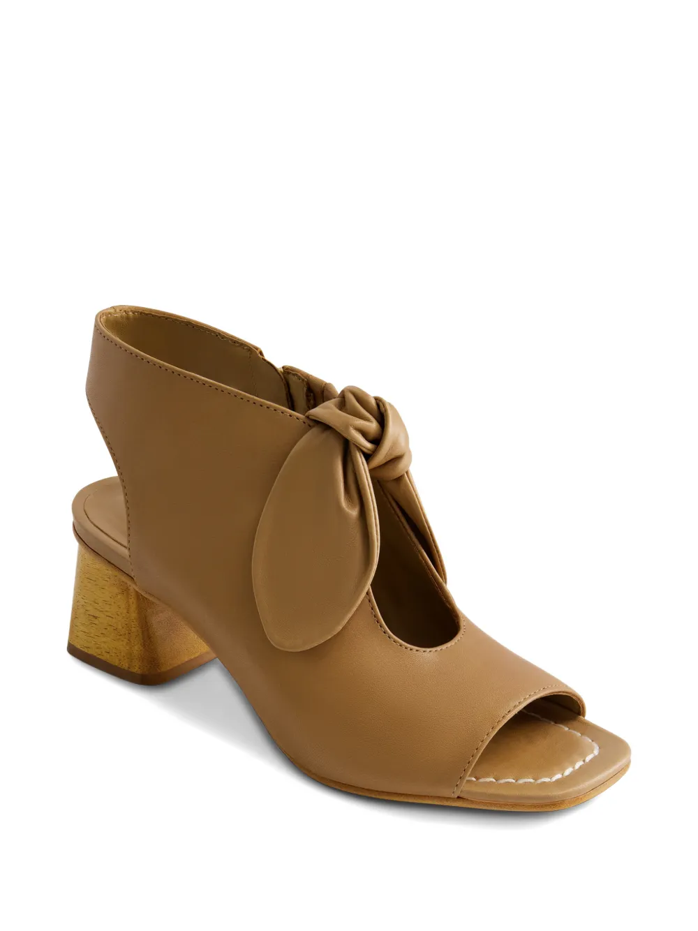 Bernardo Lizzie sandalen met geknoopt detail Beige
