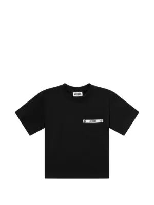 MM6 Maison Margiela Kids ロゴ Tシャツ | ブラック | FARFETCH JP