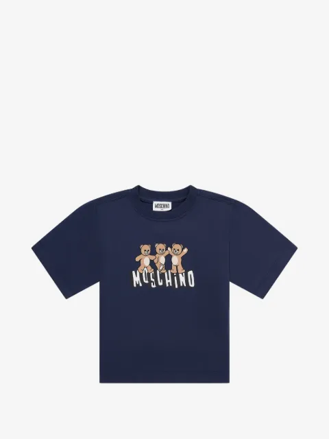 Moschino Kids bear-print T-shirt
