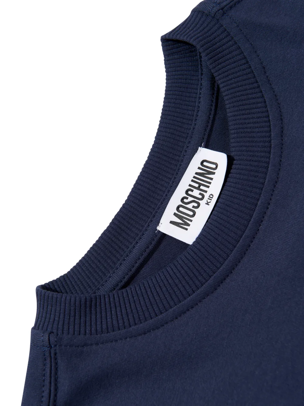 Moschino Kids T-shirt met teddybeerprint Blauw