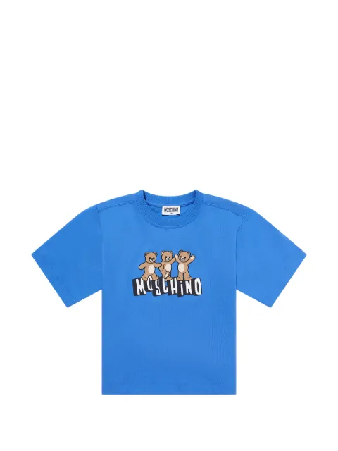 Moschino Kids teddy-print T-shirt