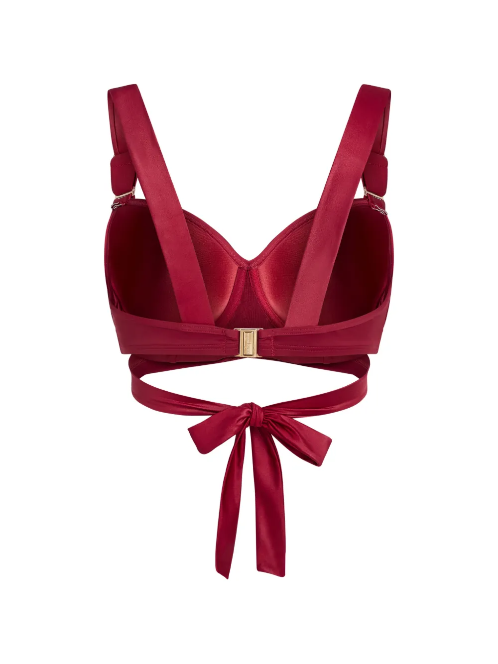 Marlies Dekkers Bikinitop met watervalhals Rood