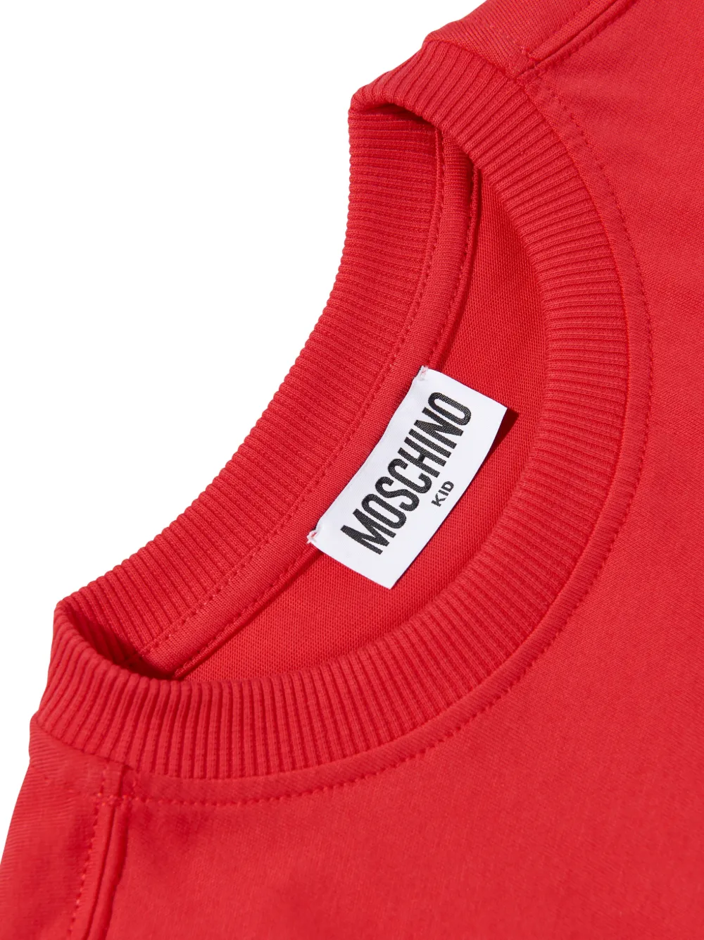 Moschino Kids T-shirt met teddybeerprint Rood