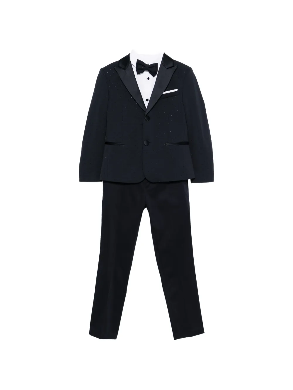 Colorichiari trimmed embellished suit - Blu